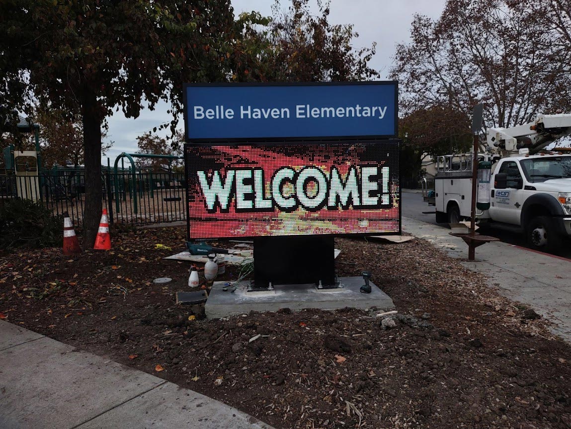 school signs